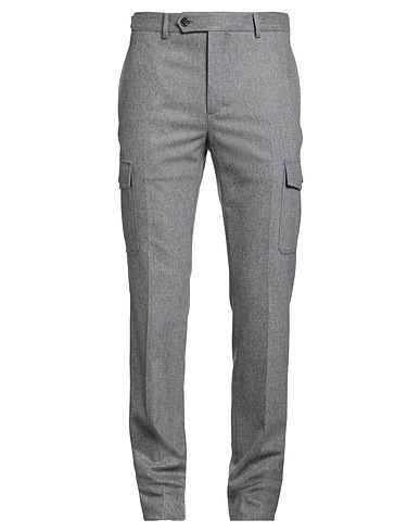 INCOTEX Casual pants 1951 BY SLOWEAR Grey 90% Virgin Wool, 8% Cashmere, 2% Elastane