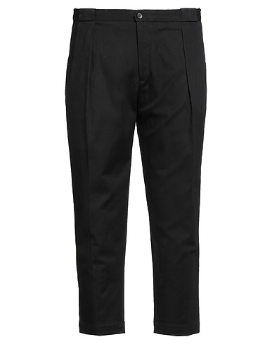 BRIGLIA 1949 Casual trouser Black 98% Cotton, 2% Elastane