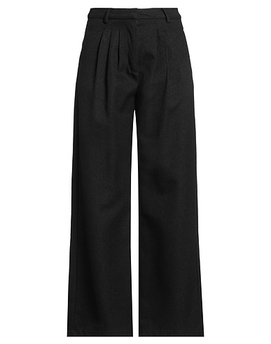 ELEH Casual trouser Black 60% Polyester, 22% Cotton, 18% Nylon