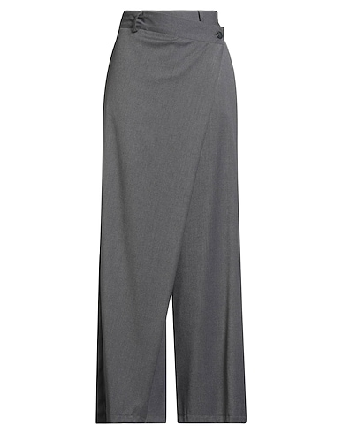 HAVEONE Casual trouser Grey 63% Polyester, 34% Viscose, 3% Elastane