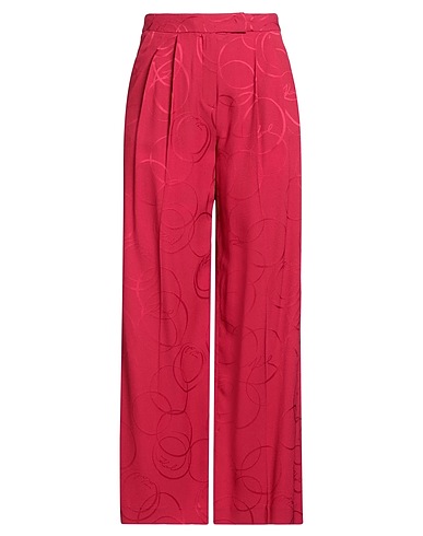 KARL LAGERFELD Hosen Rot 69% Acetat, 31% Viskose
