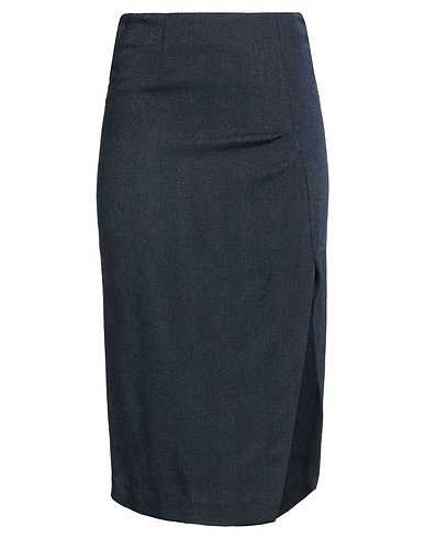ICONA by KAOS Μίντι φούστα Ναυτικό μπλε 40% Πολυεστέρας, 25% Βαμβάκι, 23% Ακρυλικό, 10% Μαλλί, 2% Άλλες ίνες