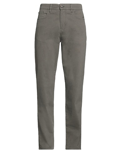 VINCE. Casual trouser Grey 97% Cotton, 3% Elastane