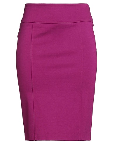 DIANA GALLESI Midi skirt Mauve 65% Viscose, 30% Polyamide, 5% Elastane