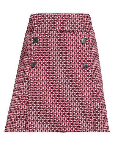 DIANA GALLESI Mini skirt Red 81% Polyester, 14% Polyamide, 5% Elastane