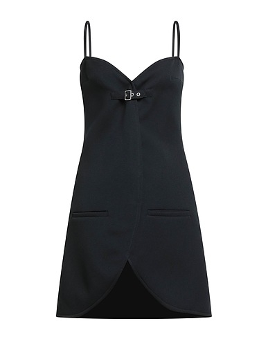 COURRÈGES Short dress Black 83% Polyester, 17% Acetate