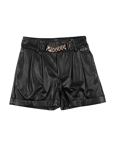 ODI ET AMO Shorts & Bermuda JUNIOR Black 100% Polyurethane