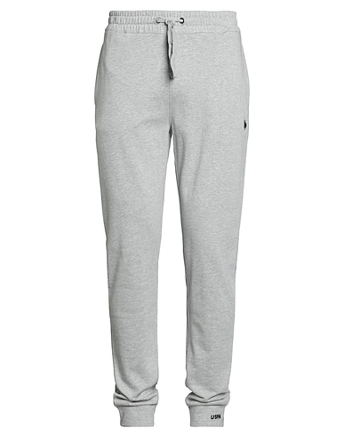 U.S.POLO ASSN. Casual trouser Grey 90% Cotton, 10% Viscose