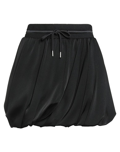 HELMUT LANG Mini skirt Black 82% Triacetate, 18% Polyester