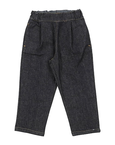 BABE & TESS Denim trousers Blue 98% Cotton, 2% Elastane