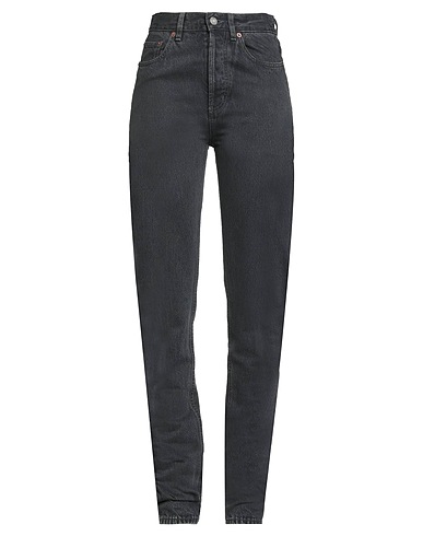 SAINT LAURENT Denim trousers Black 100% Cotton
