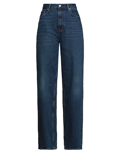 TOMMY HILFIGER Denim trousers Blue 77% Cotton, 22% Lyocell, 1% Elastane