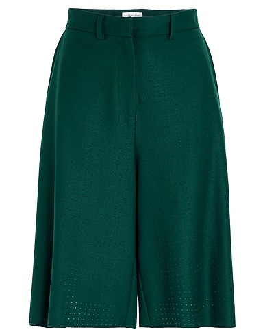 BALLANTYNE Shorts & Bermuda Verde 96% Lana Vergine, 4% Elastan
