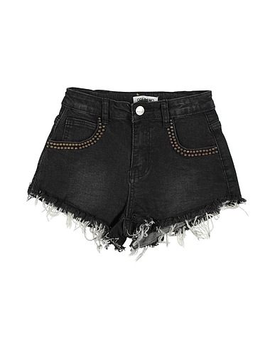 ODI ET AMO Denim shorts JUNIOR Charcoal 100% Cotton