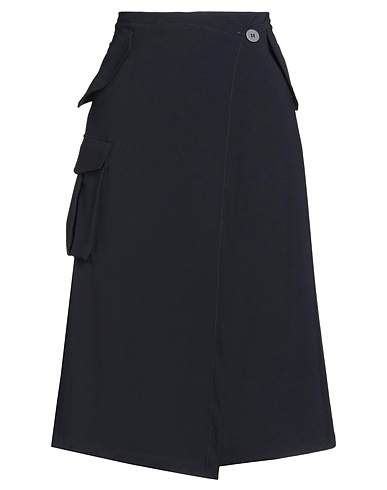 BALLANTYNE Midi-Rock Nachtblau 53% Polyester, 43% Schurwolle, 4% Elastan