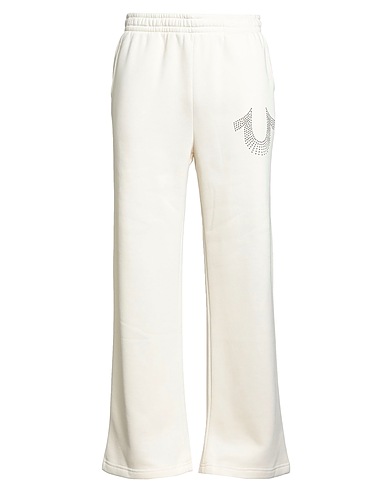 TRUE RELIGION Casual pants Ivory 60% Cotton, 40% Polyester