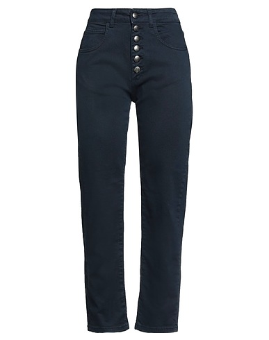 BANLIEUE Casual trouser Navy blue 98% Cotton, 2% Elastane