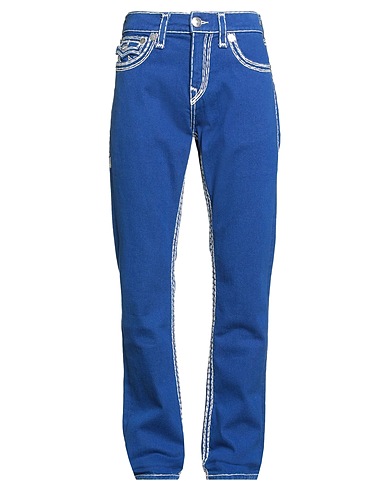 TRUE RELIGION Denim pants Bright blue 98% Cotton, 2% Elastane