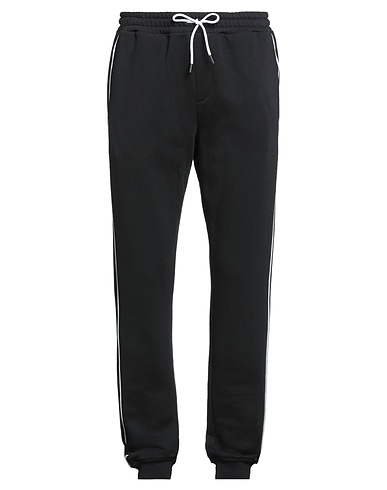 KARL LAGERFELD Casual trouser Black 90% Organic cotton, 10% Recycled polyester