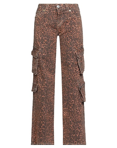 TRUE RELIGION Casual trouser Brown 98% Cotton, 2% Elastane