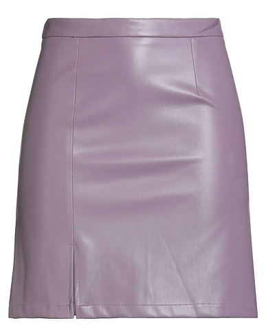 ACTUALEE Minigonna Malva 100% Poliuretano