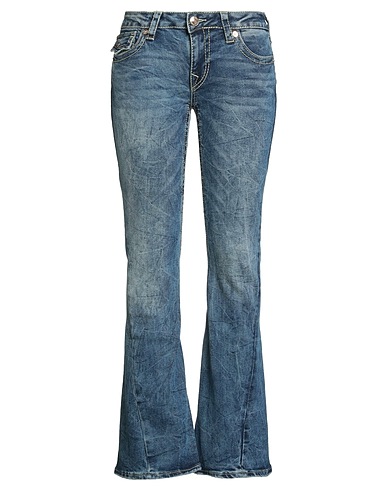 TRUE RELIGION BOTTOMWEAR Blu 69% Cotone, 25% Poliestere, 5% Rayon, 1% Elastan