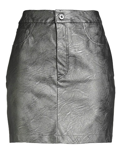 FACE TO FACE STYLE Mini skirt Grey 50% Viscose, 50% Polyurethane