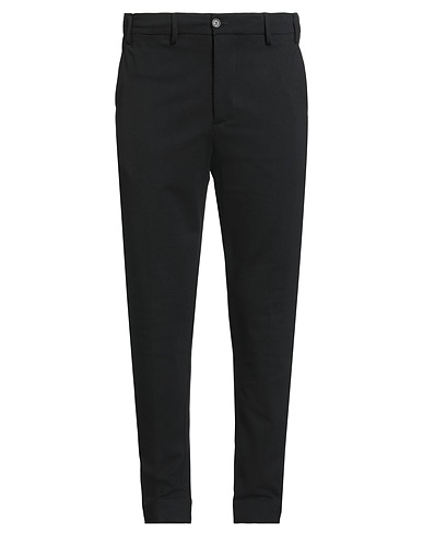 EREDI DEL DUCA Casual trouser Black 65% Viscose, 30% Polyamide, 5% Elastane