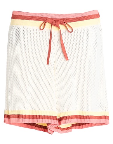 ZIMMERMANN Shorts & Bermuda White 88% Viscose, 12% Polyamide