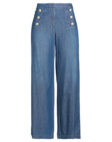 SEDUCTIVE Denim pants Blue 100% Cotton