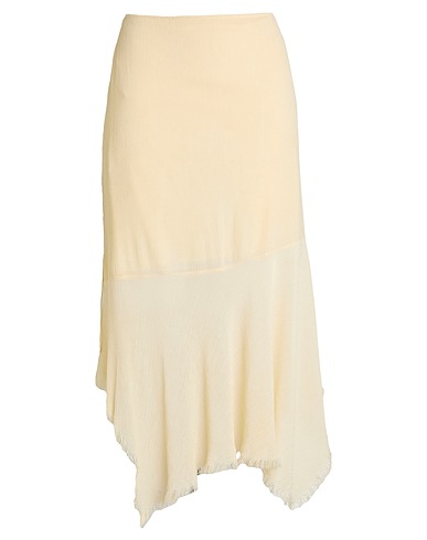 ACNE STUDIOS Midi skirt Cream 80% Viscose, 20% Nylon