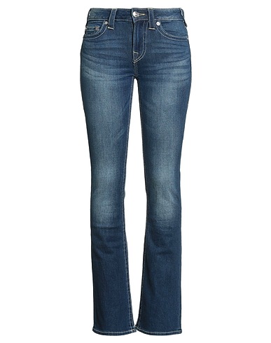 TRUE RELIGION Denim trousers Blue 69% Cotton, 30% Polyester, 1% Elastane