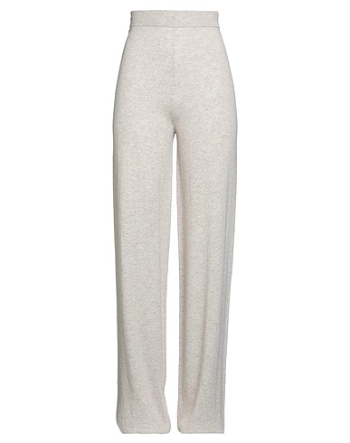 MAX MARA STUDIO Casual trouser Beige 80% Wool, 20% Cashmere