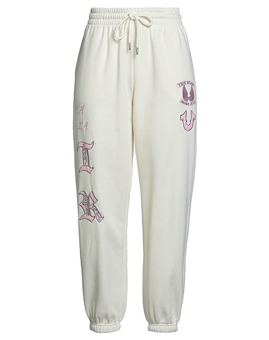 TRUE RELIGION Casual trouser Cream 60% Cotton, 40% Polyester