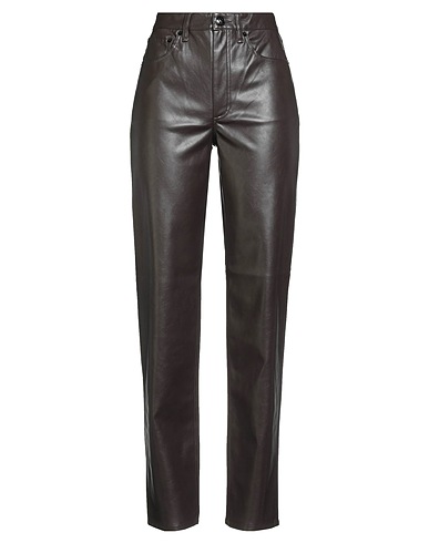 RAG & BONE Casual trouser Dark brown 100% Polyester