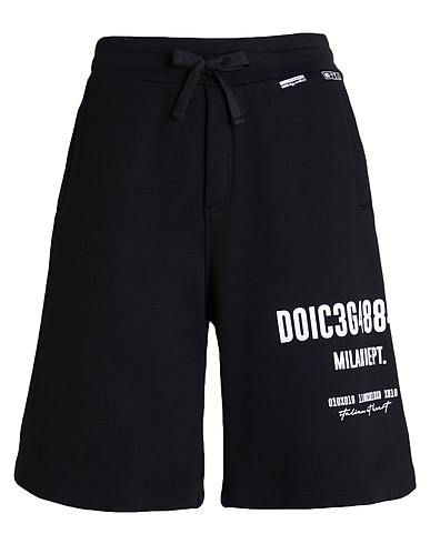 DOLCE&GABBANA Shorts & Bermuda Black 100% Cotton