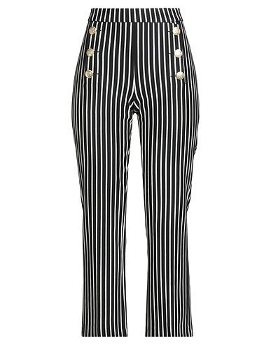 SEDUCTIVE Casual pants Black 80% Viscose, 17% Polyamide, 3% Elastane
