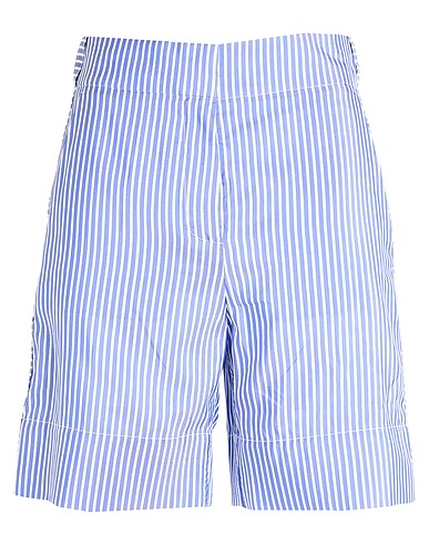 BURBERRY Shorts & Bermuda Blue 100% Silk