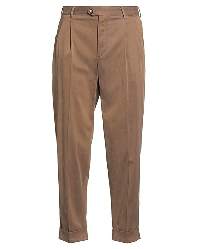 PT Torino Casual trouser Brown 56% Lyocell, 32% Cotton, 10% Modal, 2% Elastane