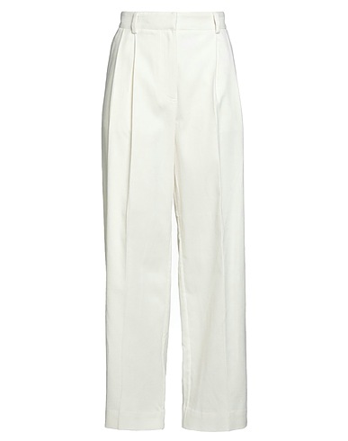 TOTEME Casual pants White 53% Silk, 47% Organic cotton