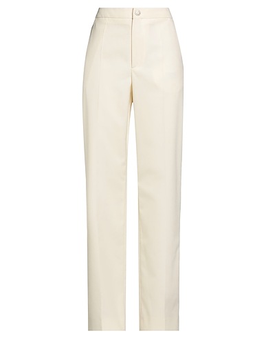 MONCLER Casual pants Ivory 55% Polyester, 45% Virgin Wool