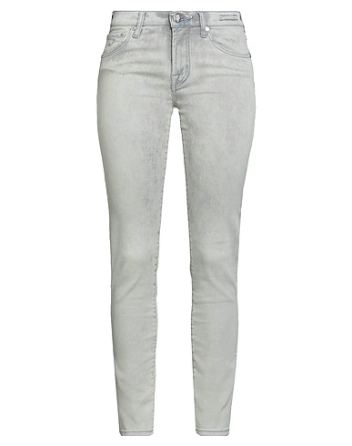 JACOB COHЁN Denim trousers Light grey 97% Cotton, 3% Elastane