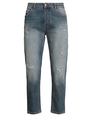 REIGN Denim trousers Blue 98% Cotton, 2% Elastane