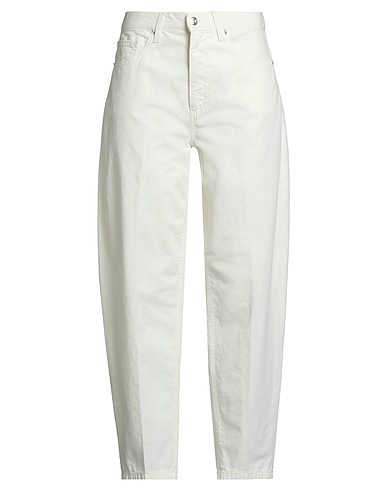 NINE IN THE MORNING Pantalone Avorio 100% Cotone
