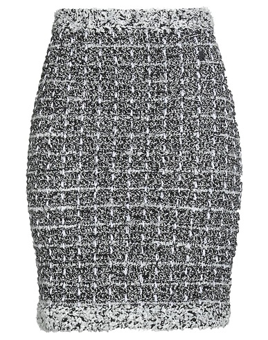 KARL LAGERFELD Mini skirt Black 49% Cotton, 28% Acrylic, 14% Polyester, 9% Polyamide