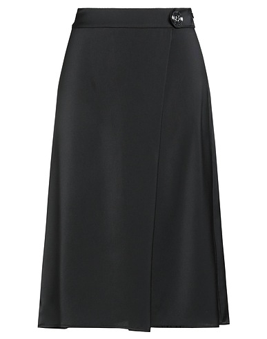 KARL LAGERFELD Midi skirt Black 100% Polyester