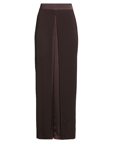 LIU •JO Casual pants Dark brown 100% Polyester