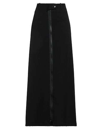 CELLAR DOOR Jupe longue Noir 63% Polyester, 32% Viscose, 5% Élasthanne
