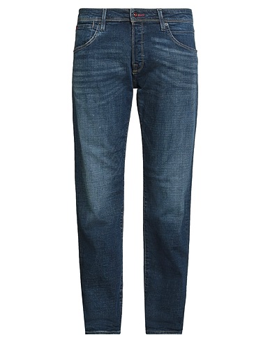 JACK & JONES Denim pants Blue 93% Cotton, 5% Recycled cotton, 2% Elastane