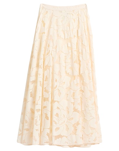 MAX MARA STUDIO Midi skirt Ivory 100% Polyamide